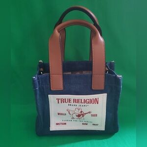 True Religion Pocket Tote Bag